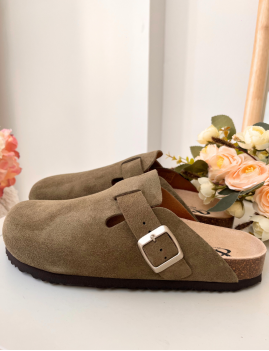 Sabot d'été bohème en cuir - Boutique L'anana(s)