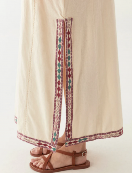 Robe longue brodée bohème  AMIRAN MAISON HOTEL - Boutique L'aNana(s)