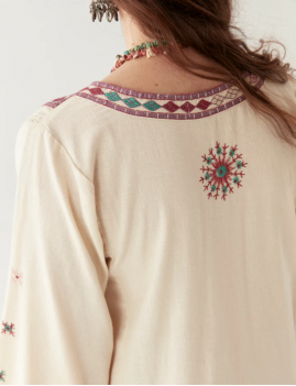 Robe marocaine brodée boho AMIRAN MAISON HOTEL - Boutique L'aNana(s)
