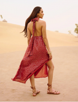 Robe longue bohème à sequins MINNY Sundress - Boutique L'aNana(s)