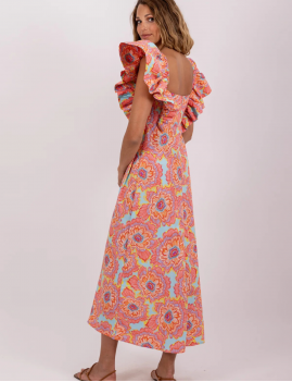 Robe longue à volants bohème ARYEL Sundress - Boutique L'aNana(s)
