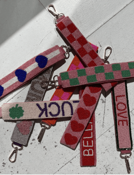 Porte clé pour enfants coeurs bohème LOVER - Boutique L'aNana(s)