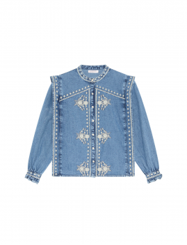 Blouse denim gipsy NARCISO MAISON HOTEL - Boutique L'aNana(s)