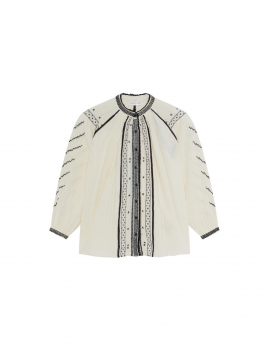 Chemise bohème brodée RINGO Maison Hotel - Boutique L'aNana(s)