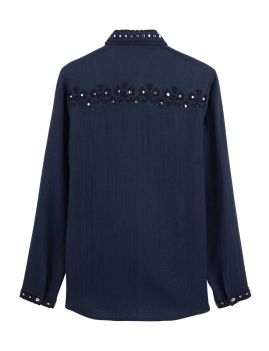 Chemise gipsy brodée de miroirs MALA WILD - Boutique L'aNana(s)