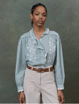 Blouse à rayures bohème CORA LOUISE MISHA - Boutique L'aNana(s)