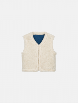 Gilet sans manches hippie chic effet fourrure FIGARA Louise Misha - Boutique L'aNana(s)