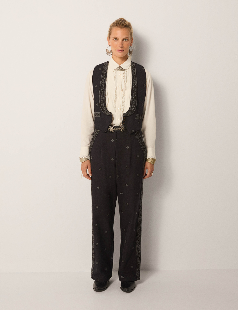 Gilet brodé Maison Hotel - Boutique L'aNana(s)