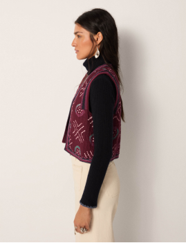 Gilet brodé Maison Hôtel - Boutique L'aNana(s)
