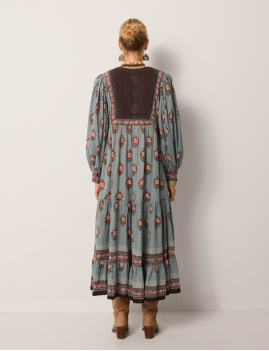 Robe longue bohème à motifs Maison Hôtel - Boutique L'aNana(s)