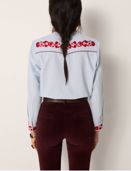 Chemise brodée Maison Hôtel - Boutique L'aNana(s)