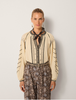 Chemise brodée gipsy Maison Hôtel - Boutique L'aNana(s)
