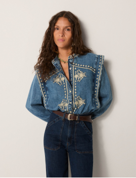 Blouse en jean Maison Hôtel - Boutique L'aNana(s)
