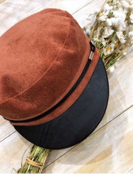 Casquette en velours gyspy - Boutique l'ananas