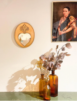 Miroir ovale idylle Boncoeur - Boutique L'aNana(s)