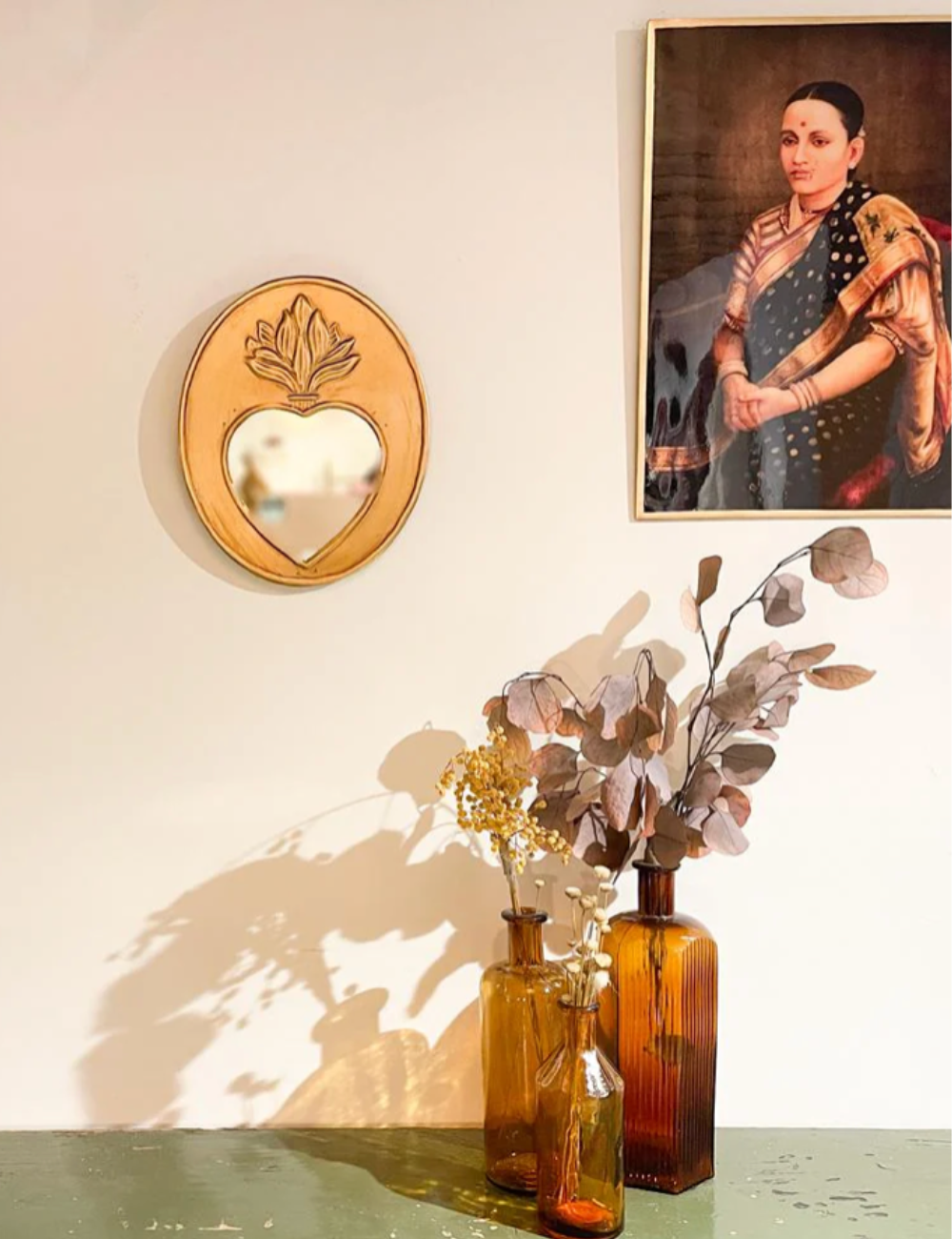 Miroir ovale idylle Boncoeur - Boutique L'aNana(s)