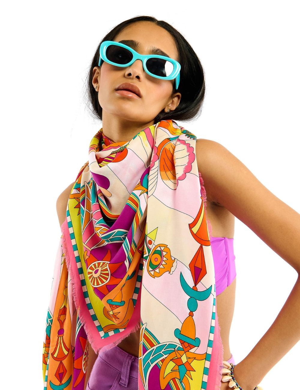 Big foulard ENCHANTERES Wild - Boutique L'aNana(s)