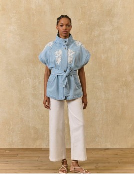 Veste denim brodé Louise Misha - Boutique L'aNana(s)