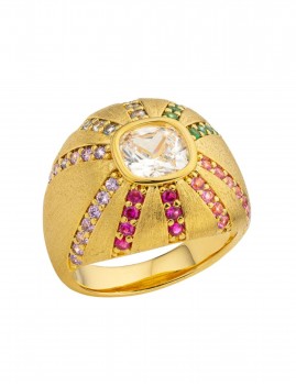 Bague doré MYABAY - Boutique L'aNana(s)