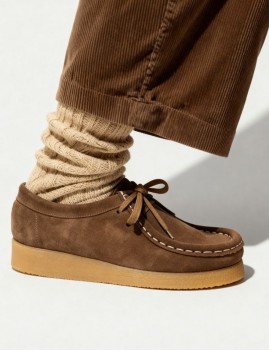 Chaussures en cuir camel BEE- Boutique L'aNana(s)