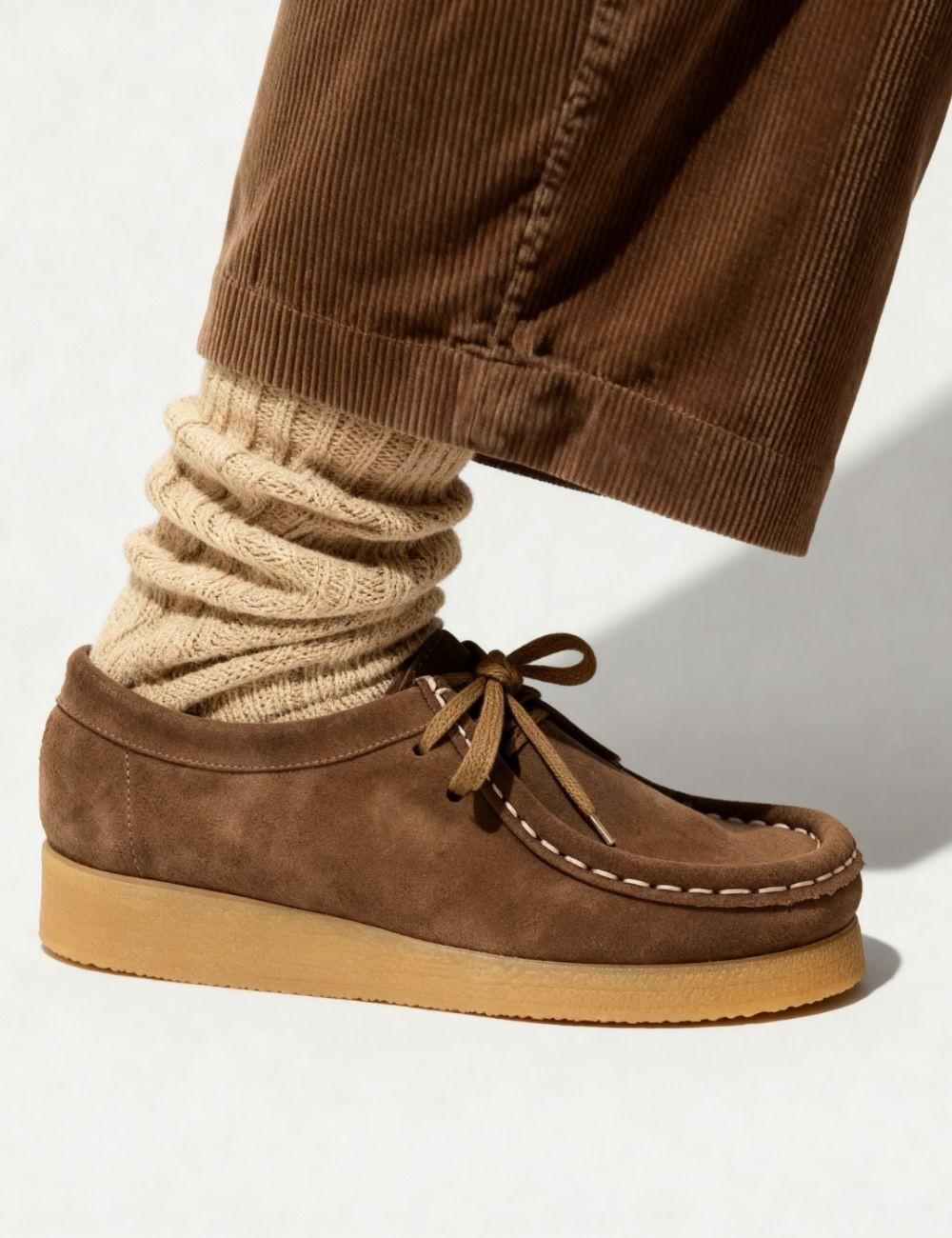Chaussures en cuir camel BEE- Boutique L'aNana(s)