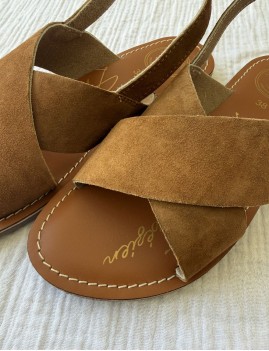 Nu-pieds suédine - Boutique L'aNana(s)