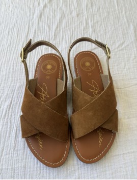 Sandales Fanny marron - Boutique L'aNana(s)