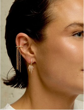 Boucles d'oreilles doré MYABAY - Boutique L'aNana(s)
