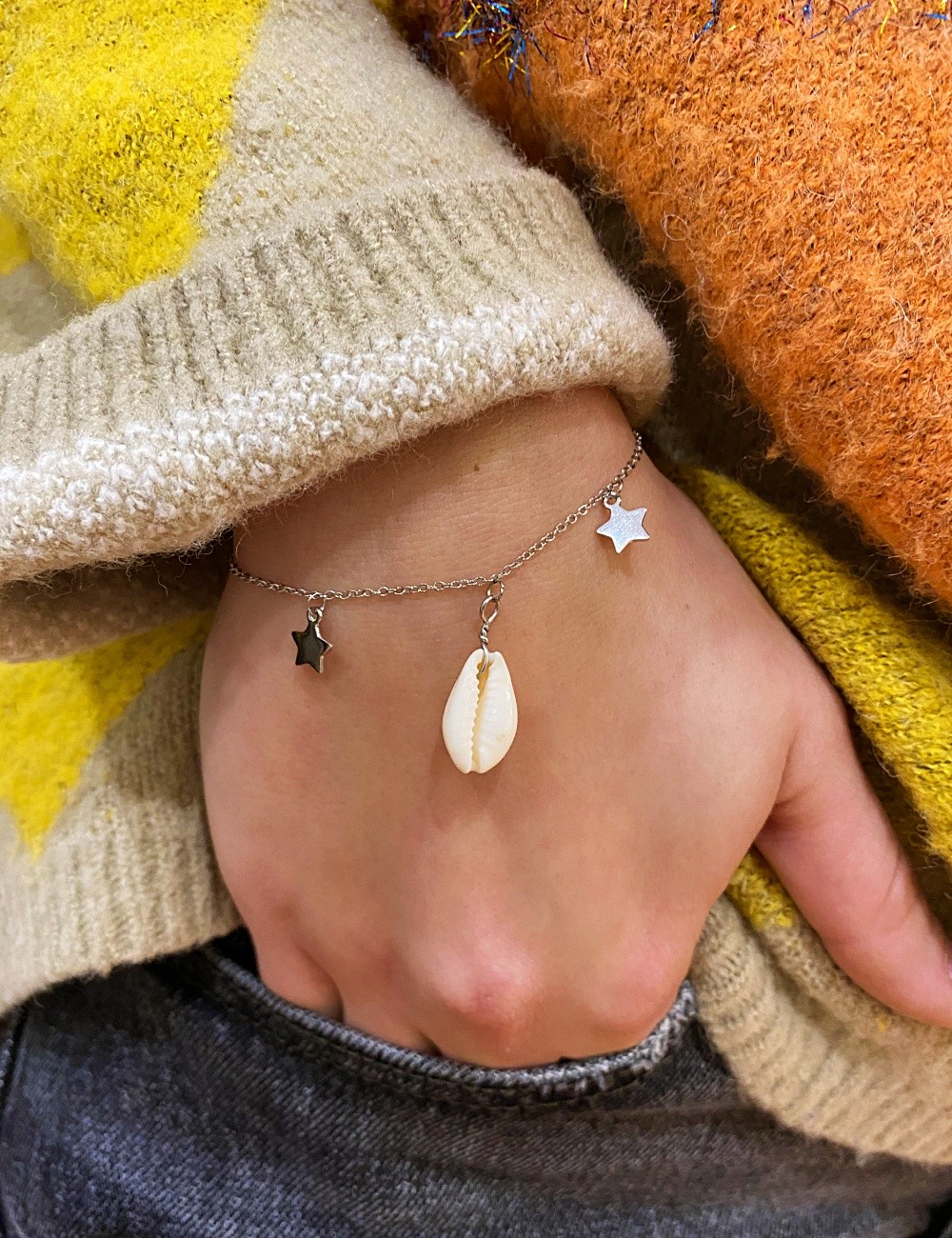 bracelet coquillage et étoiles bohème - Boutique l'ananas