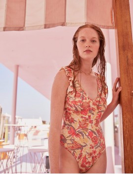 Maillot de bain 1 pièce à volants - Boutique l'ananas