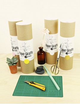 Origami Girafe tête jaune - Boutique l'ananas